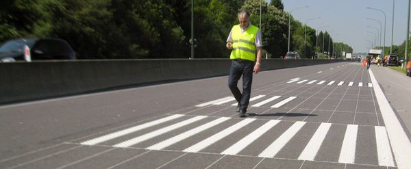 Teste de Estrada na Bélgica
