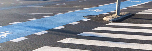 Cold plastic road marking material
