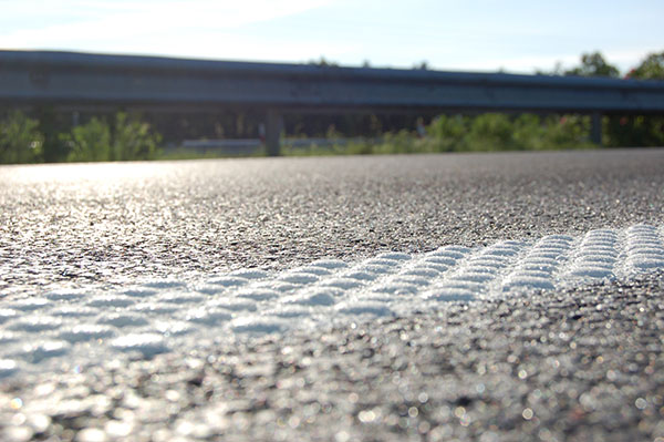 Close-up line marking